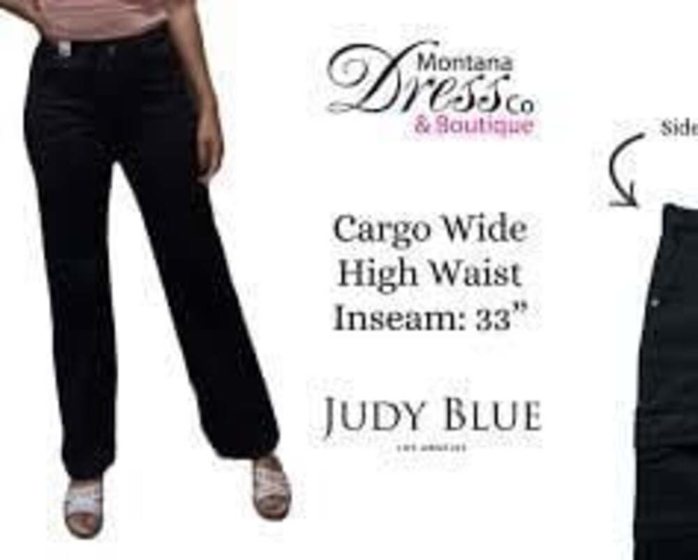 NWT Judy Blue High Waist Cargo Wide Leg Pants
